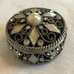 Small Bejewelled Trinket Box